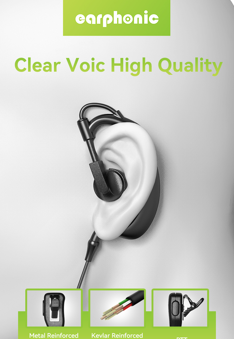 Auriculares Walkie Talkie