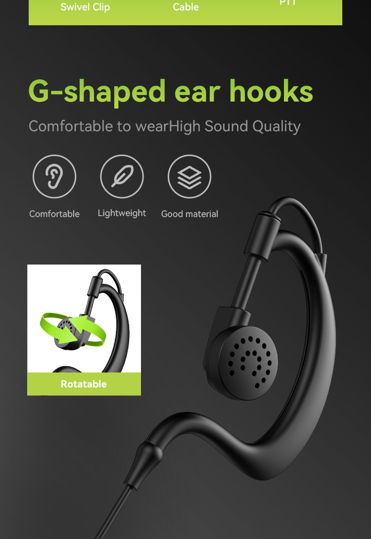 Auricular walkie-talkie