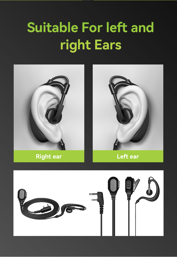 walkie talkies con auriculares
