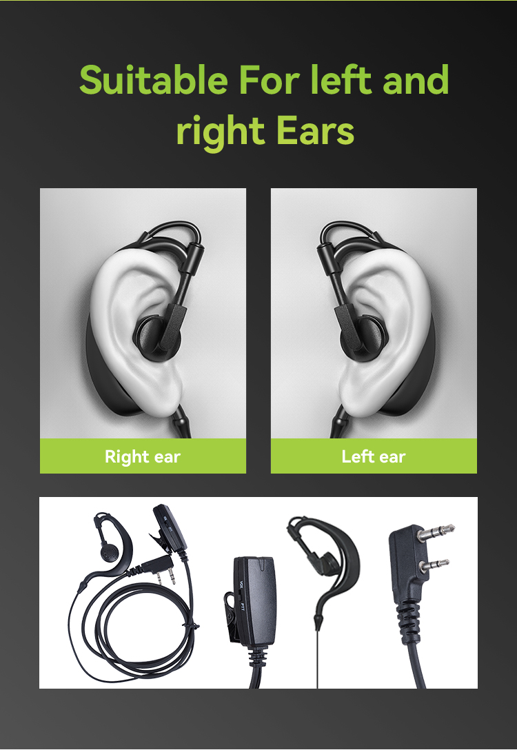 auriculares walkie talkie