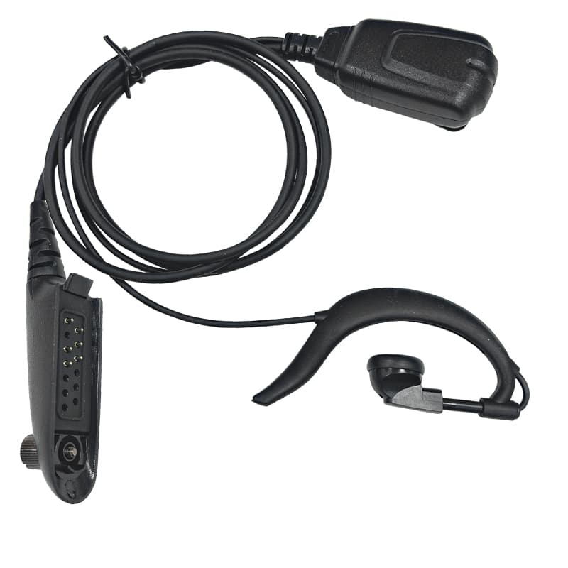 【Auricular】Accesorio EARPHONIC-Auricular Walkie Talkie con micrófono para uso de radio bidireccional portátil-[ER01DP20SB9_G]